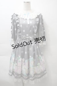 Angelic Pretty / Un Birthdayワンピース  グレー S-25-10-24-037-AP-OP-SZ-ZT243