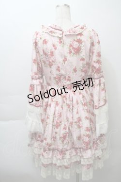 画像2: BABY,THE STARS SHINE BRIGHT / シュガーブーケロココワンピース  ピンク S-25-10-24-004-BA-OP-SA-ZS