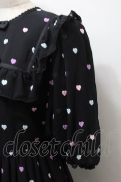 画像4: Angelic Pretty / Candy Petit Heartワンピース  黒 S-25-10-24-038-AP-OP-AS-ZT1026S