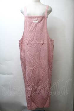 画像1: PINK HOUSE / ロゴ刺繍エプロン  ピンク S-25-10-24-1035-LO-SK-HR-ZS