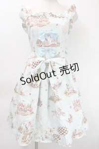 BABY,THE STARS SHINE BRIGHT / アリスインファンフェアジャンパースカート  ミント S-25-10-24-1036-BA-OP-HR-ZS