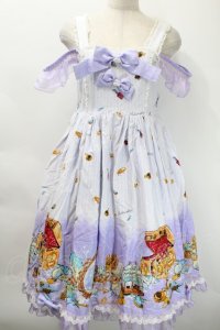 metamorphose / マーメイドプリンセスハイウエストジャンパースカート  ラベンダーミスト S-25-10-24-1037-ME-OP-HR-ZS