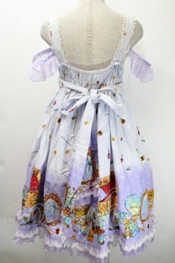 画像2: metamorphose / マーメイドプリンセスハイウエストジャンパースカート  ラベンダーミスト S-25-10-24-1037-ME-OP-HR-ZS
