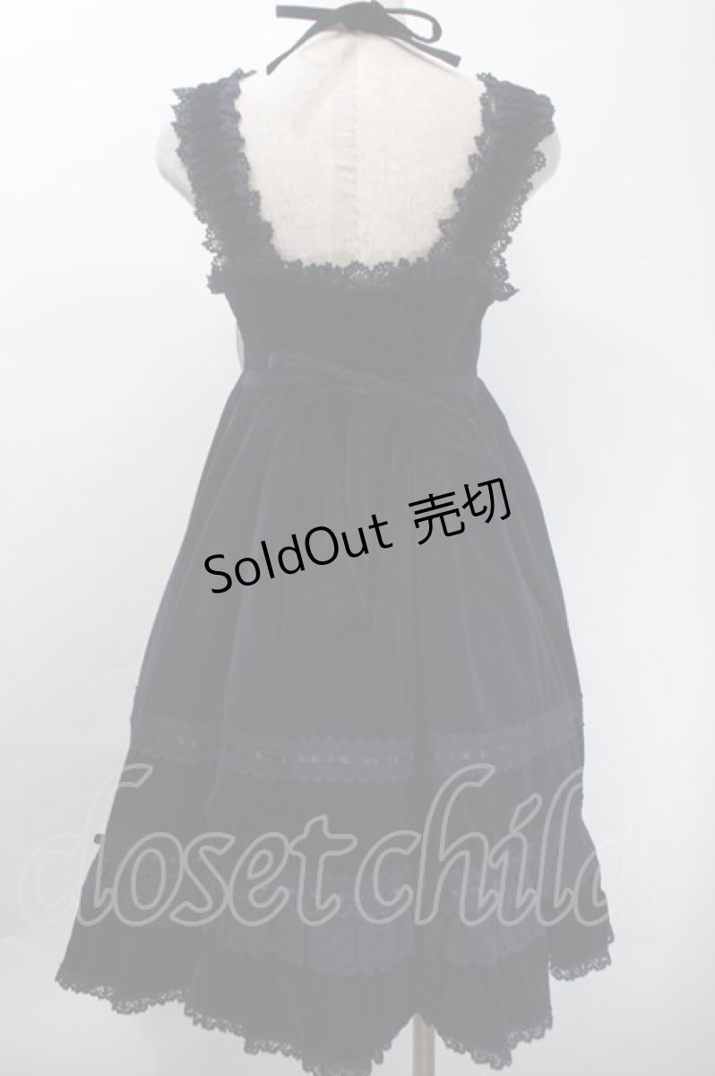 画像2: BABY,THE STARS SHINE BRIGHT / 別珍ベビードールジャンパースカート  紺 S-25-10-24-1038-BA-OP-AS-ZS (2)