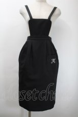 画像1: MILK / Shop girlジャンパースカート  黒 S-25-10-24-1040-ML-OP-HR-ZS (1)