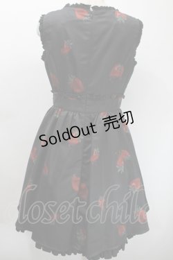 画像2: Ank Rouge / Melt Strawberry ワンピース  黒 S-25-10-24-1041-CA-OP-HR-ZS