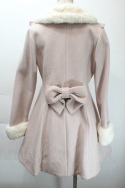 画像2: Ank Rouge / ヨークフリルドーリーコート  ピンクx白 S-25-10-24-1042-CA-CO-HR-ZS