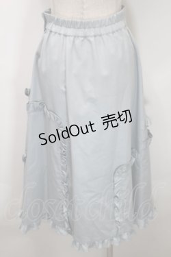 画像2: 【SALE】MILK / フレームフリルスカート  サックス S-25-10-24-1050-ML-SK-HR-ZT517