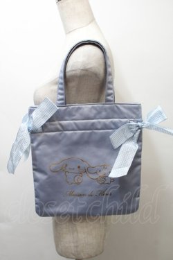 画像1: Maison de FLEUR / シナモロールみるくミニダブルリボントートバッグ  サックス S-25-10-24-1006-LO-BG-AS-ZS