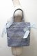 画像1: Maison de FLEUR / シナモロールみるくミニダブルリボントートバッグ  サックス S-25-10-24-1006-LO-BG-AS-ZS (1)