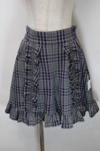 MILK / Check Checkキュロット  グレーｘパープル S-25-10-24-1054-ML-PA-HR-ZS