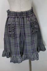 画像2: 【SALE】MILK / Check Checkキュロット  グレーｘパープル S-25-10-24-1054-ML-PA-HR-ZT516 (2)