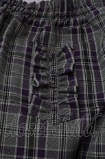 画像3: 【SALE】MILK / Check Checkキュロット  グレーｘパープル S-25-10-24-1054-ML-PA-HR-ZT516 (3)