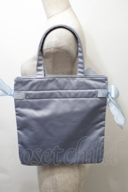 画像2: Maison de FLEUR / シナモロールみるくミニダブルリボントートバッグ  サックス S-25-10-24-1006-LO-BG-AS-ZS