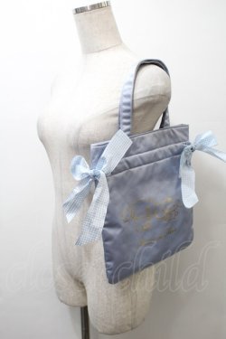 画像3: Maison de FLEUR / シナモロールみるくミニダブルリボントートバッグ  サックス S-25-10-24-1006-LO-BG-AS-ZS