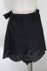 画像2: MILK / Wrap キュロット  黒 S-25-10-24-1059-ML-PA-HR-ZS (2)