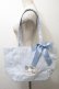 画像1: Maison de FLEUR / シナモロール&みるくギンガムチェックトートバッグ  サックス S-25-10-24-1008-LO-BG-AS-ZS (1)