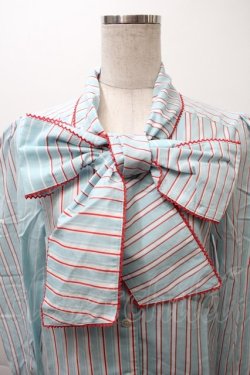 画像3: MILK / BOW tie ブラウス  サックス S-25-10-24-1019-ML-TO-HR-ZS