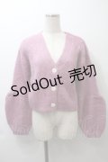MILK / バブルガムカーデ  パープル S-25-10-24-1021-ML-TO-HR-ZS