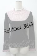 MILK / /Lady トップス  黒ｘピンク S-25-10-24-1025-ML-TO-HR-ZS
