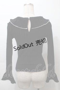 画像2: MILK / フリルカラー  黒x白 S-25-10-24-1026-ML-TO-HR-ZS
