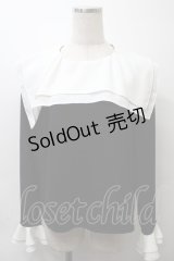 MILK / Sisterブラウス  黒ｘ白 S-25-10-24-1027-ML-BL-HR-ZS