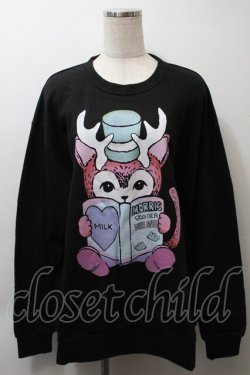 画像1: MILK / MORRIS×MILK トップス  黒 S-25-10-24-1029-ML-TO-HR-ZS