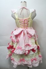 画像2: BABY,THE STARS SHINE BRIGHT / Cutie Whipped cream parfaitジャンパースカート  レモン S-25-10-24-007-BA-OP-AS-ZS (2)