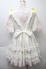 画像2: BABY,THE STARS SHINE BRIGHT / はるちゃんの花舞うEternal Gardenワンピース  オフ白(バーバリー) S-25-10-24-008-BA-OP-SZ-ZT300 (2)