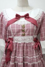 画像3: BABY,THE STARS SHINE BRIGHT / タータンチェックシャーメインワンピース  ピンク S-25-10-24-009-BA-OP-AS-ZT269 (3)