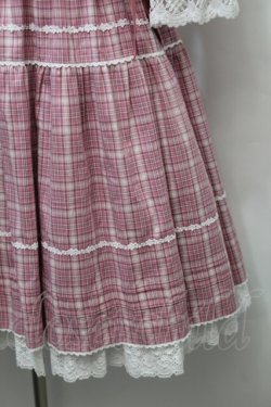 画像5: BABY,THE STARS SHINE BRIGHT / タータンチェックシャーメインワンピース  ピンク S-25-10-24-009-BA-OP-AS-ZT269