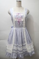 BABY,THE STARS SHINE BRIGHT / レースフリルジャンパースカート  ラベンダー S-25-10-24-011-BA-OP-HR-ZS