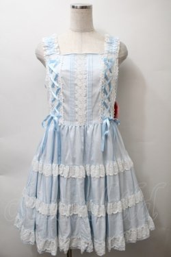 画像1: BABY,THE STARS SHINE BRIGHT / ミルフィーユジャンパースカート（2022年）  サックス S-25-10-24-012-BA-OP-AS-ZS