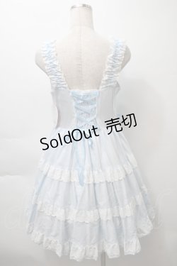 画像2: BABY,THE STARS SHINE BRIGHT / ミルフィーユジャンパースカート（2022年）  サックス S-25-10-24-012-BA-OP-AS-ZS