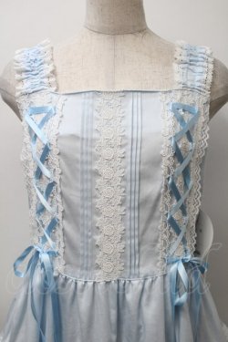 画像3: BABY,THE STARS SHINE BRIGHT / ミルフィーユジャンパースカート（2022年）  サックス S-25-10-24-012-BA-OP-AS-ZS