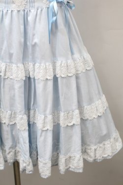 画像4: BABY,THE STARS SHINE BRIGHT / ミルフィーユジャンパースカート（2022年）  サックス S-25-10-24-012-BA-OP-AS-ZS