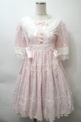 BABY,THE STARS SHINE BRIGHT / はわせティアードワンピース  ピンク S-25-10-24-002-BA-OP-AS-ZS