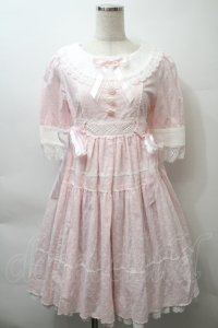 BABY,THE STARS SHINE BRIGHT / はわせティアードワンピース  ピンク S-25-10-24-002-BA-OP-AS-ZS