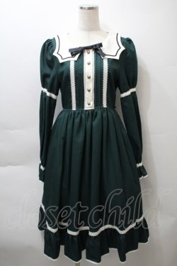画像1: ALICE and the PIRATES / Bat Maidワンピース  グリーン S-25-10-24-018-PA-OP-AS-ZS