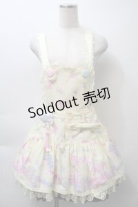 Angelic Pretty / Dreamyベビールームサロペット  イエロー S-25-10-24-022-AP-OP-SZ-ZT322