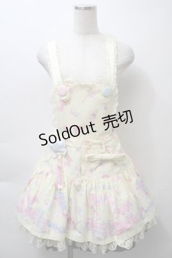 画像1: Angelic Pretty / Dreamyベビールームサロペット  イエロー S-25-10-24-022-AP-OP-SZ-ZT322