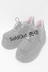 YOSUKE / 厚底スニーカー 27 黒 S-25-10-26-004-PU-SH-AS-ZS