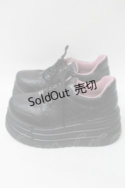画像2: YOSUKE / 厚底スニーカー 27 黒 S-25-10-26-004-PU-SH-AS-ZS