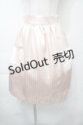 MILK / プティボンボンスカート  ピンクｘ白S-25-10-26-052-ML-SK-HR-ZT587