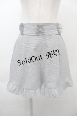 画像1: MA*RS / フリルキュロット  黒ｘ白 S-25-10-26-057-EL-PA-AS-ZS