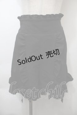 画像1: MA*RS / フリルキュロット  黒 S-25-10-26-059-EL-PA-AS-ZS