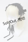 MILK / デコレーションヘッドドレス  黒 S-25-10-26-005-ML-AC-HR-ZS