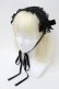 画像1: MILK / デコレーションヘッドドレス  黒 S-25-10-26-005-ML-AC-HR-ZS (1)