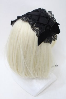 画像2: MILK / デコレーションヘッドドレス  黒 S-25-10-26-005-ML-AC-HR-ZS