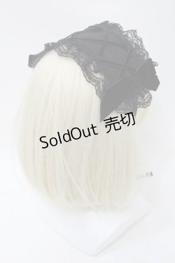 画像2: MILK / デコレーションヘッドドレス  黒 S-25-10-26-005-ML-AC-HR-ZS